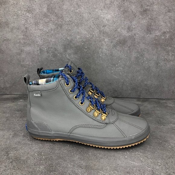 Keds Scout II Water Resistant Lace Up Ankle Boot, Grey, Women's 7 - Picture 1 of 8